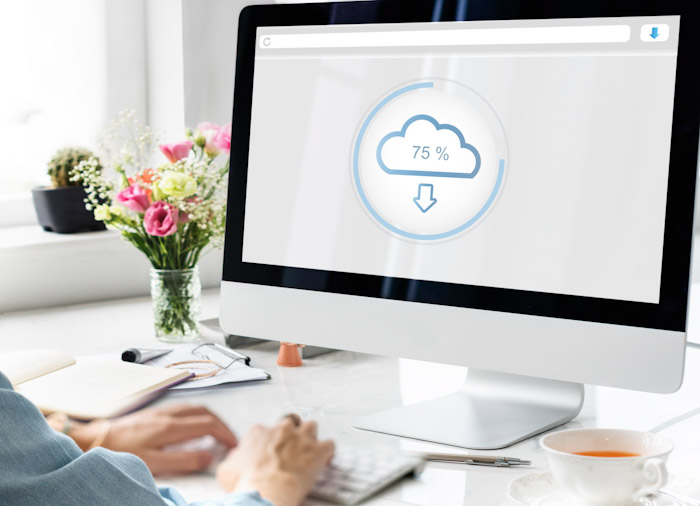 The Cloud Storage Data Information Concept Backup