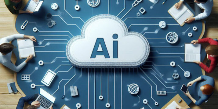 Nube de IA Era de la IA Nube Inteligencia Artificial