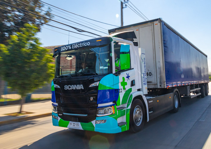 Scania Chile AutiEleect Camión eléctrico