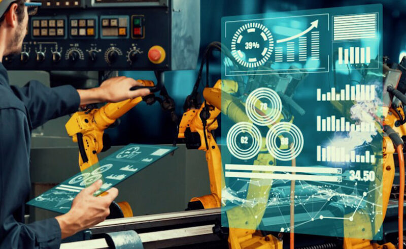 Smart industry robot arms modernization for innovative factory t Inteligencia Artificial