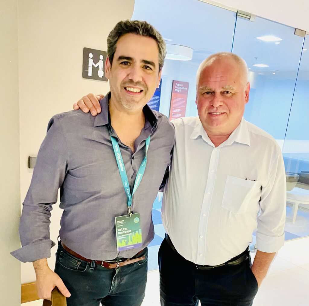 Eugene Kaspersky y Walter Mastrapa.