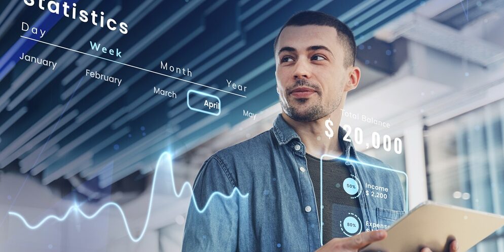 man-using-tablet-work-connect-with-others ERP