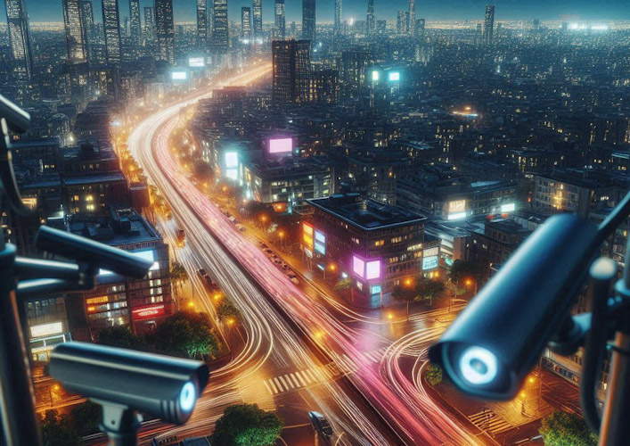 Dahua nocturno iluminación Ciudades seguras