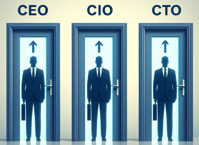CIO, CEO, CTO CIO y CTO