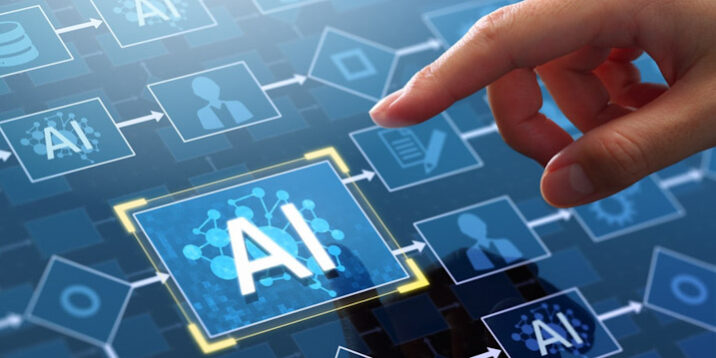 Automation,Of,Workflow,With,Artificial,Intelligence,Ai.,Intelligent,Process,Automation Decisiones con IA Entrevista laboral