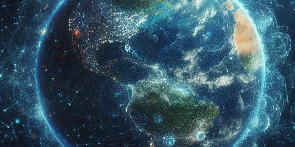planeta Tierra digitalizado por una inteligencia artificial inversión en Inteligencia Artficial