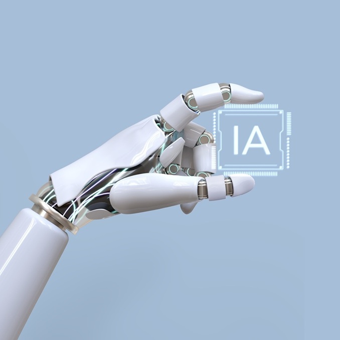 AI chip artificial intelligence, future technology innovation IA Empresarial