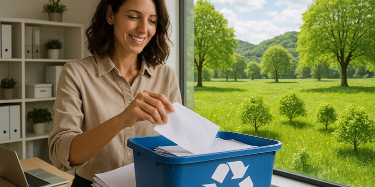 Reciclaje papel Xerox