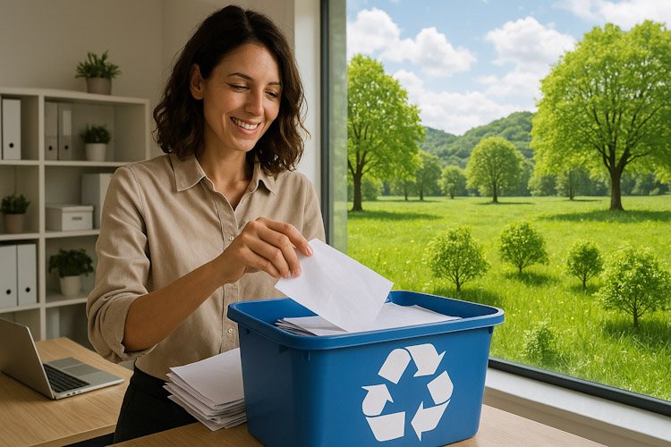 Reciclaje papel Xerox