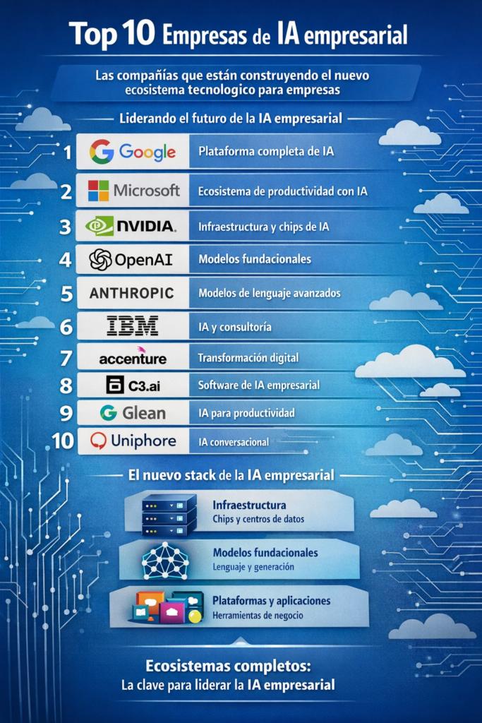 empresas de IA empresarial