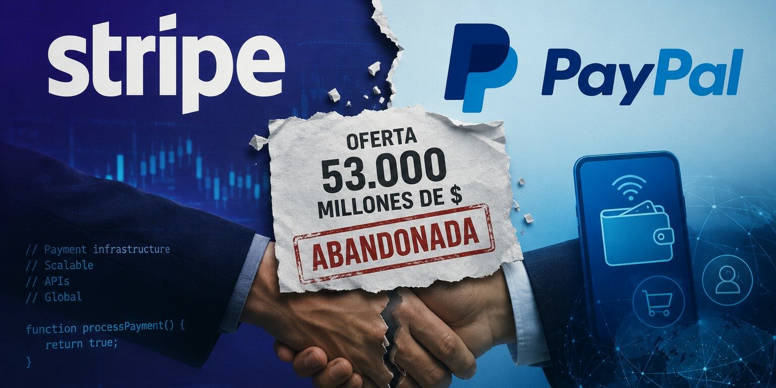 Stripe abandona la compra de PayPal