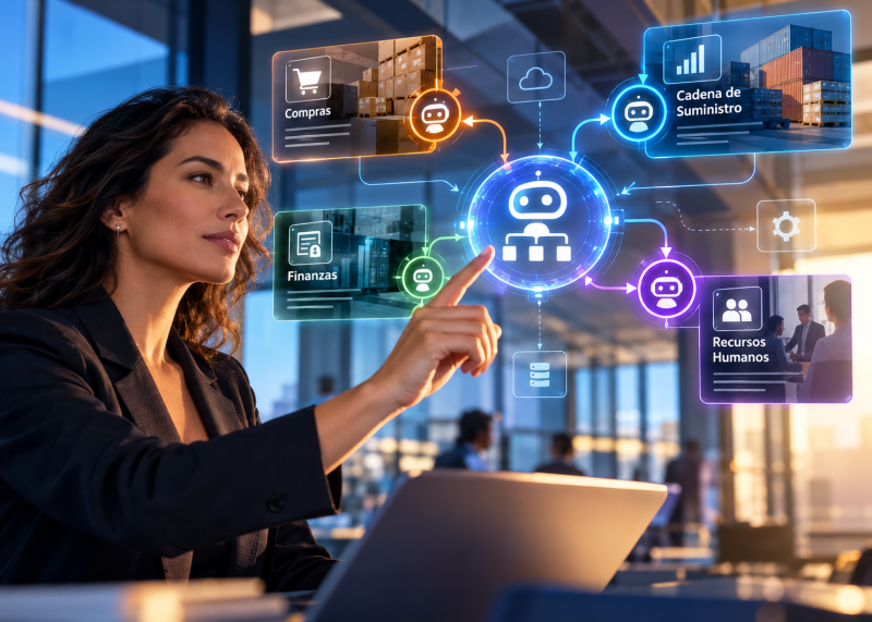 agentes de inteligencia artificial empresarial