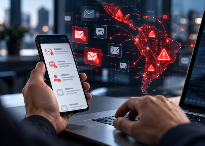 Ciberataques en Latinoamérica fraude digital en América Latina